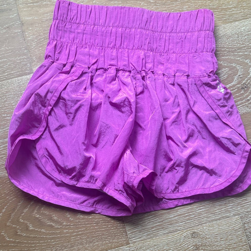 Stylish Magenta Women's Athletic Shorts